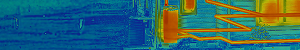 close thermal image of house and knight unit
