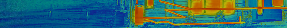close thermal image of house and knight unit